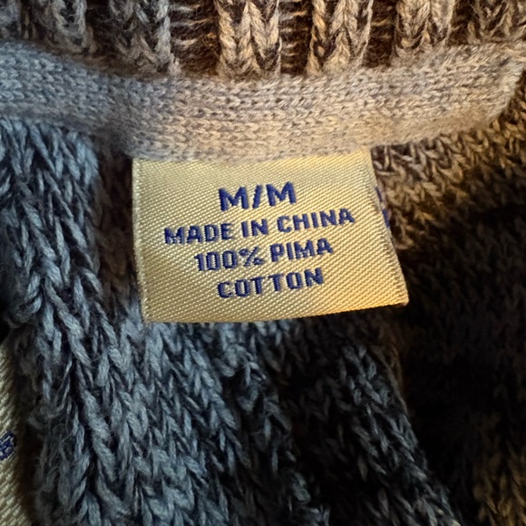 Tommy Bahama Men's Blue Sweater - Picture 3 of 3